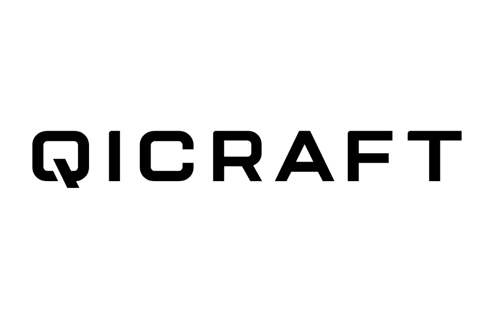 Logo of QICRAFT, featuring the brand name in a modern, bold font.